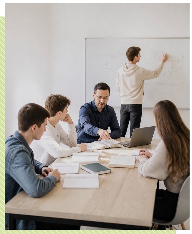 Обучение в мини группе для школьников и студентов в Химках